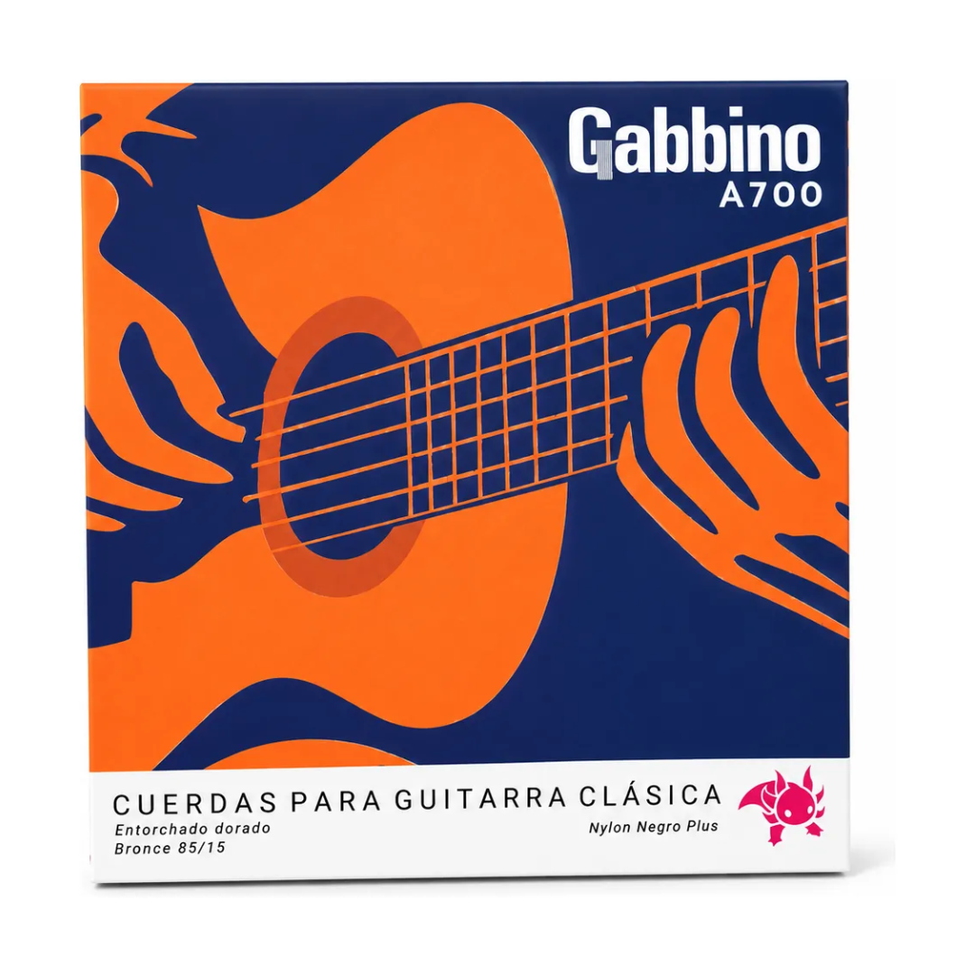 Gabbino A700 Cuerdas para Guitarra Clásica Tensión Media