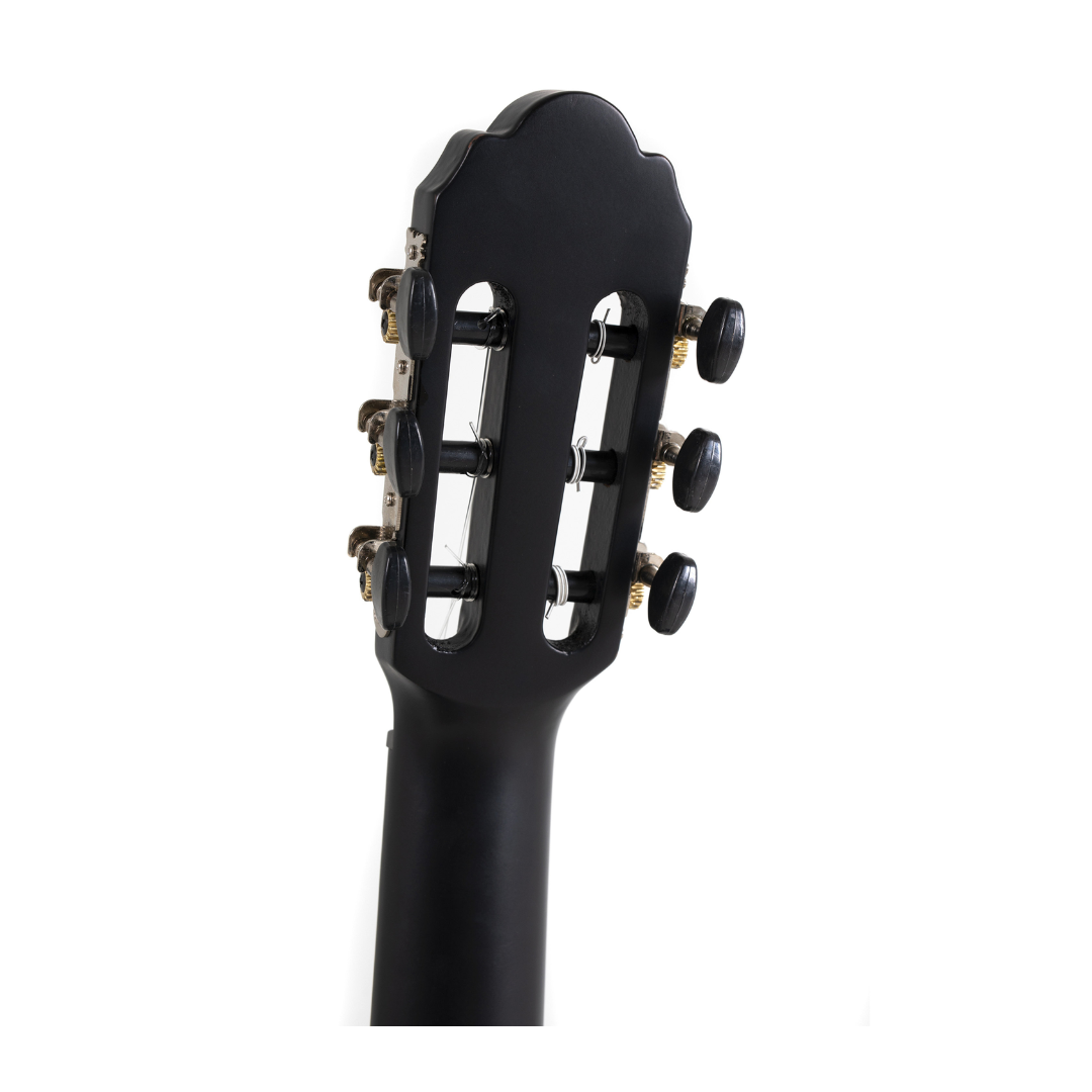 Gewa Guitarra Clásica Tamaño 3/4 Color Negro