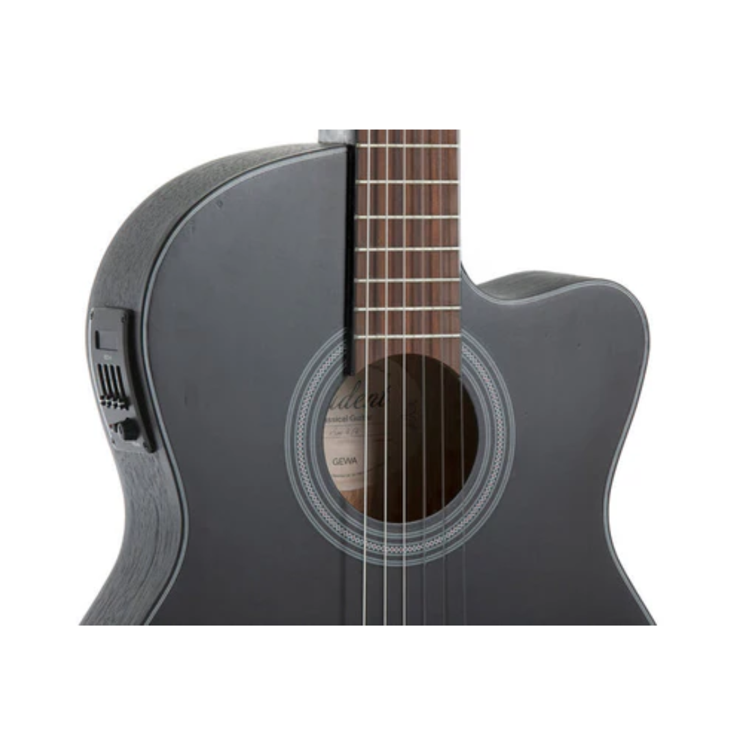 Guitarra Electroacústica GEWA Tapa de Cedro Negra