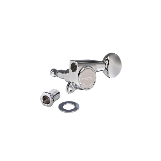 Maquinaria Para Guitarra Eléctrica Gotoh SG381 Cromada 1:16 6L