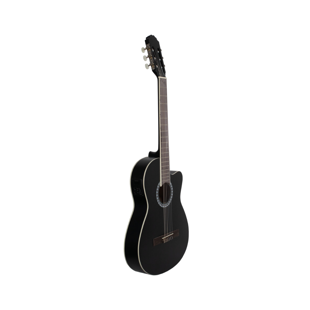 Guitarra Electroacústica Negra Corte Slim GEWA PS510396