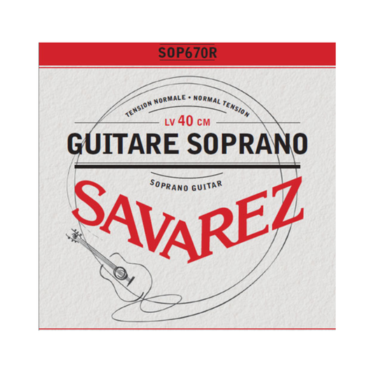 Savarez SOP670R Cuerdas para Guitarra Soprano Nylon Octava Superior Tensión Normal