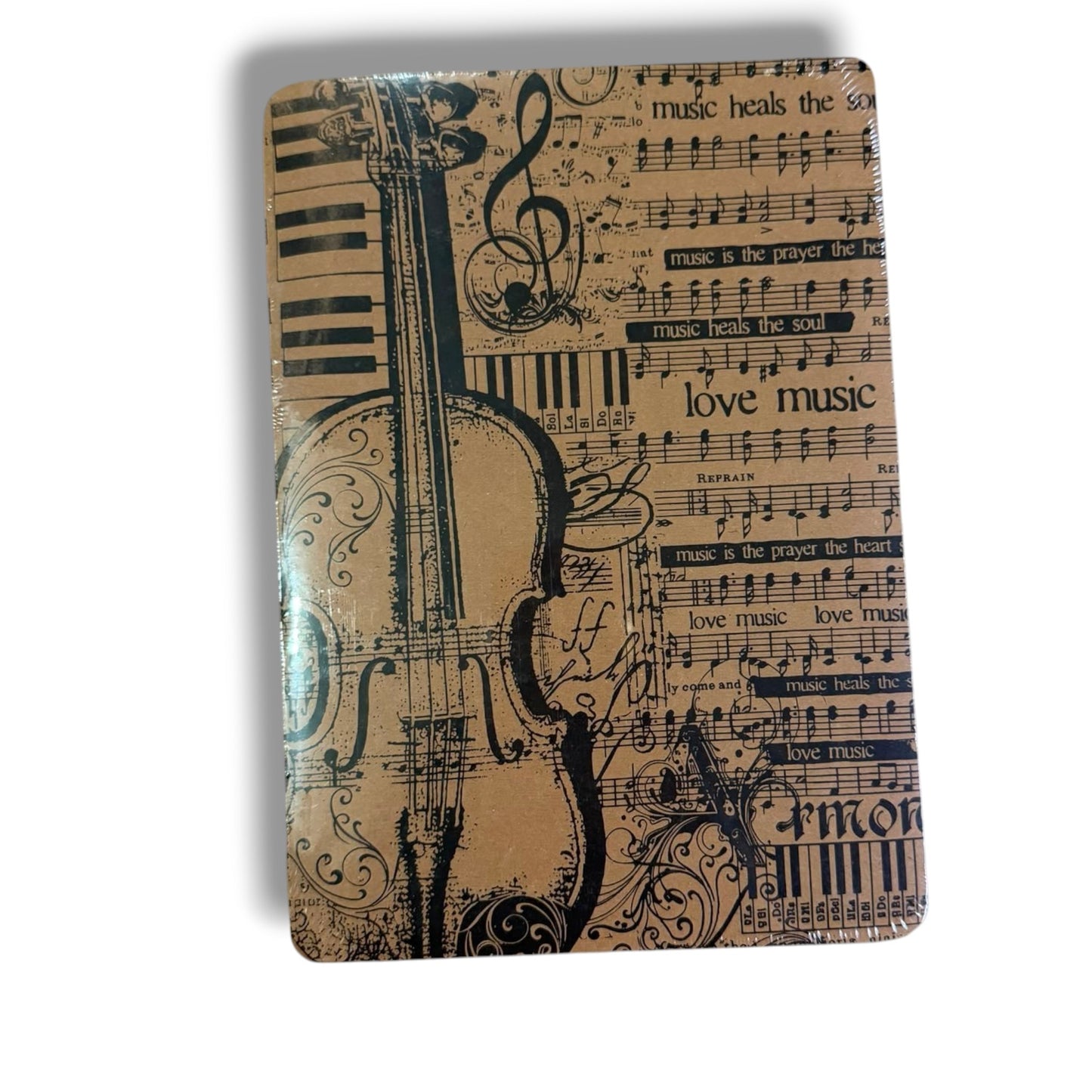 Libreta Empastado Sepia Para Dibujo 96 Hojas