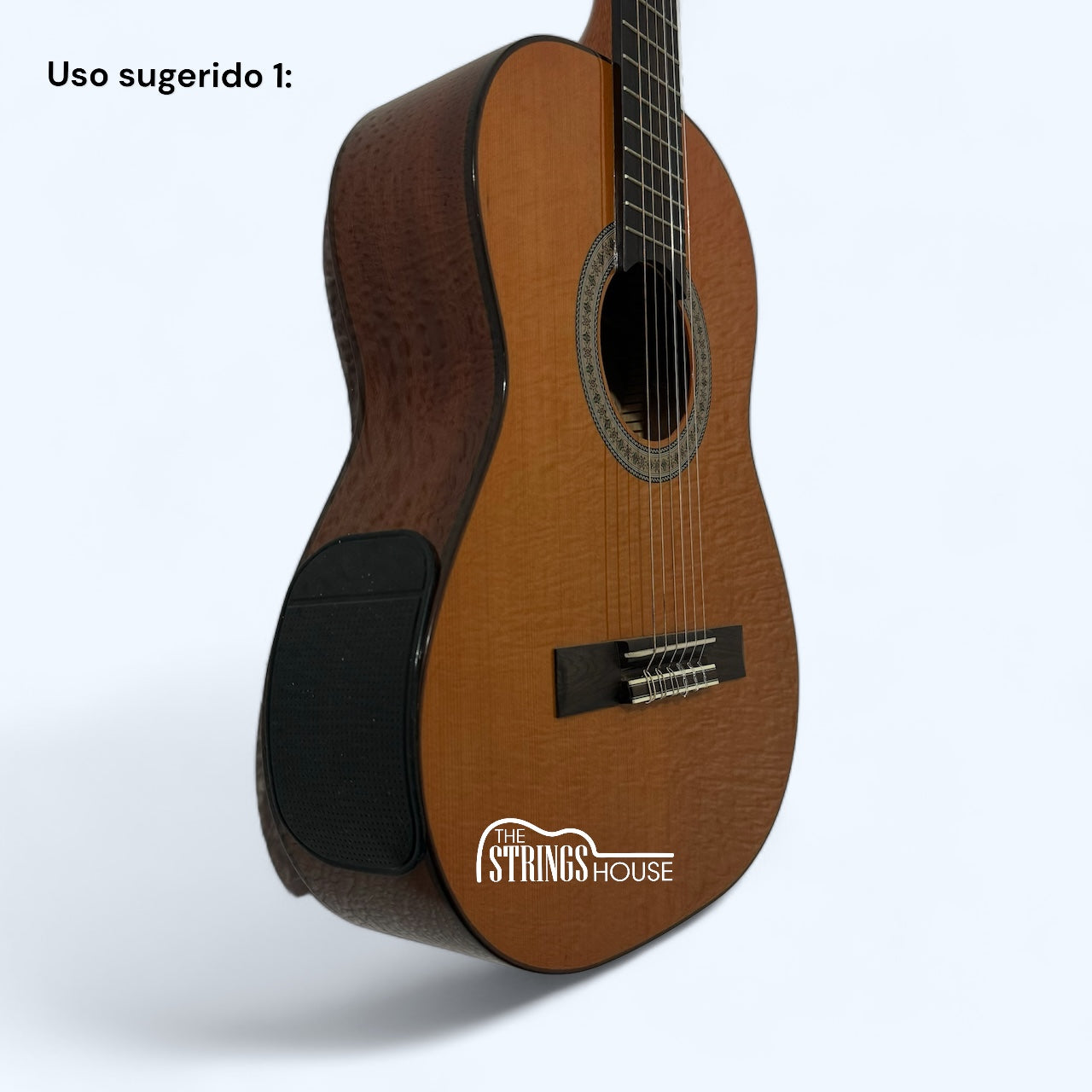 Antiderrapante mágico de silicona adherible para guitarra