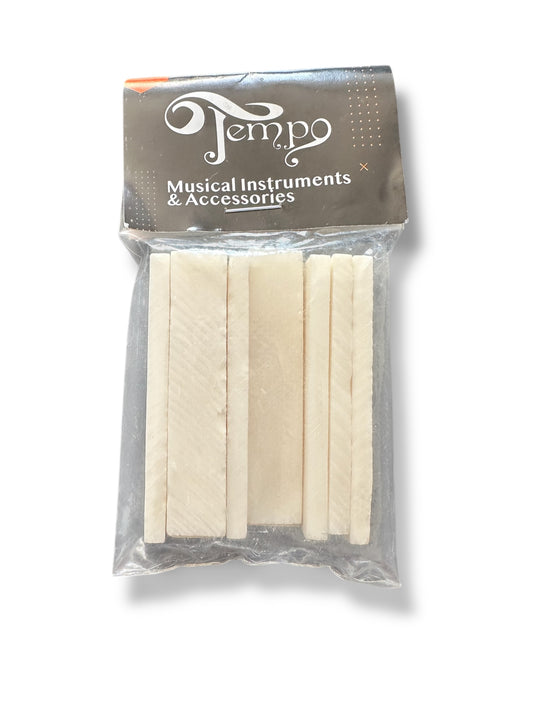 Cejilla Superior de Hueso Sin Ranurar Paquete Con 10 Piezas Marca Tempo