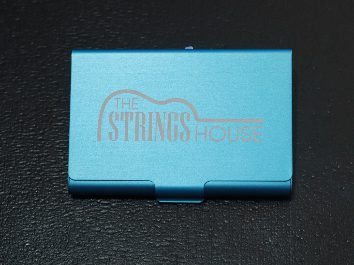 Estuche TSH de Aluminio Azul Grabado Láser Para Lijas