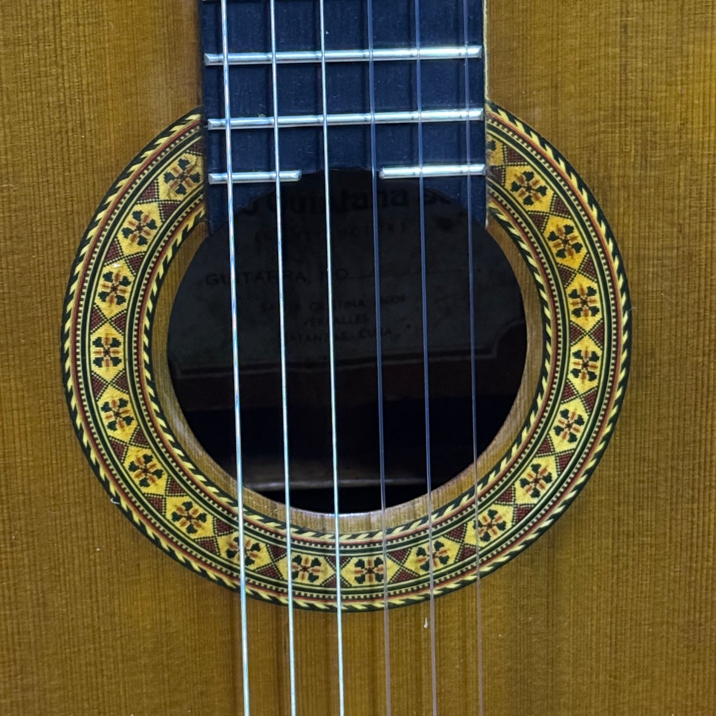 Guitarra de Concierto del Luthier Cubano Pablo Quintana del Año 1986