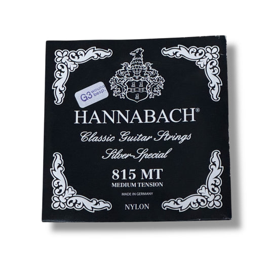 Hannabach Serie 815 3ra Cuerda Entorchada Silver Special Tensión Media Nylon