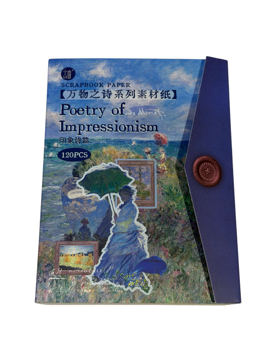 Libreta de Recortes Scrapbook Poetry of Impressionism