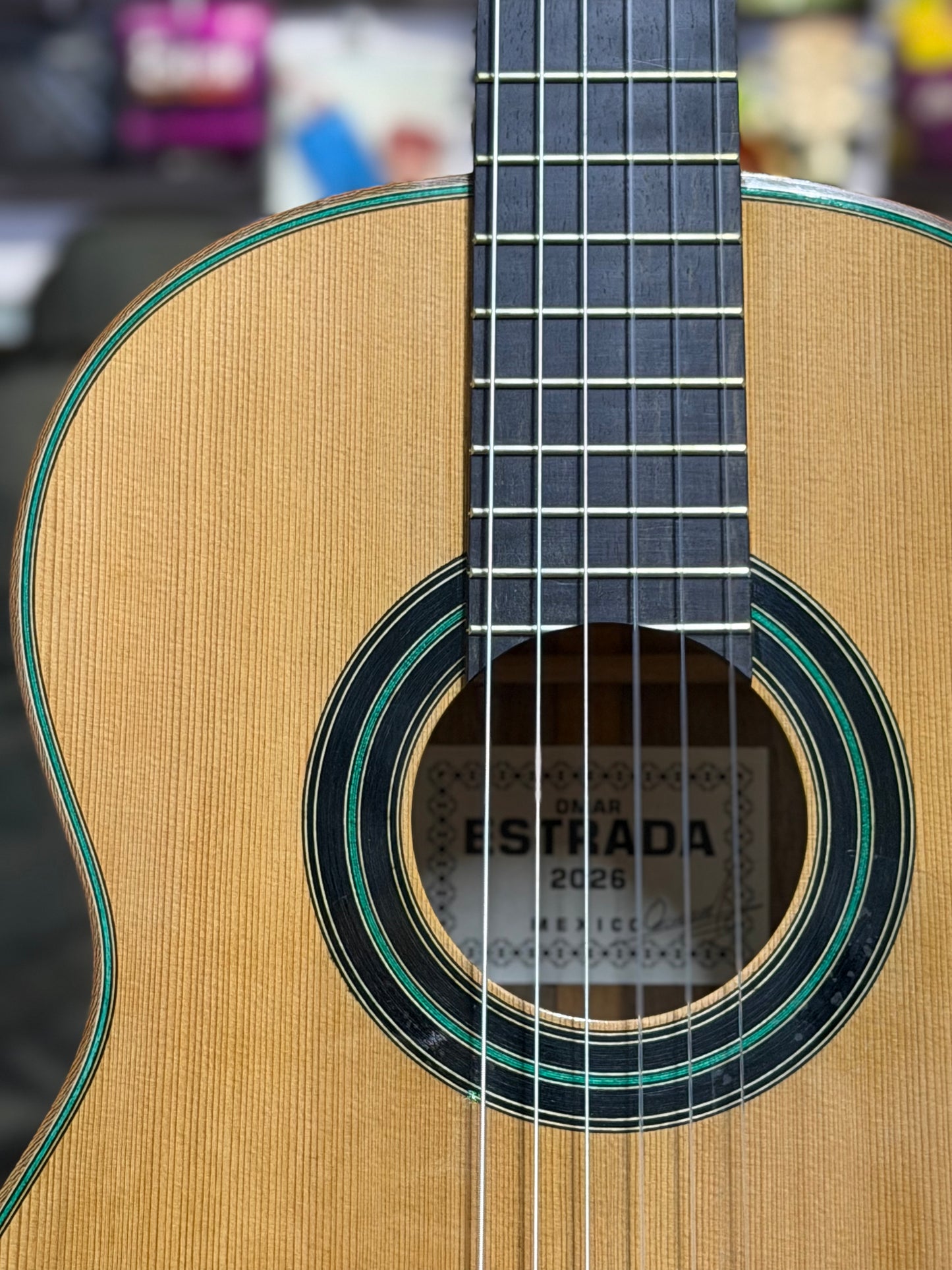Guitarra de Concierto Omar Estrada 2026 Cedro y Campinceran
