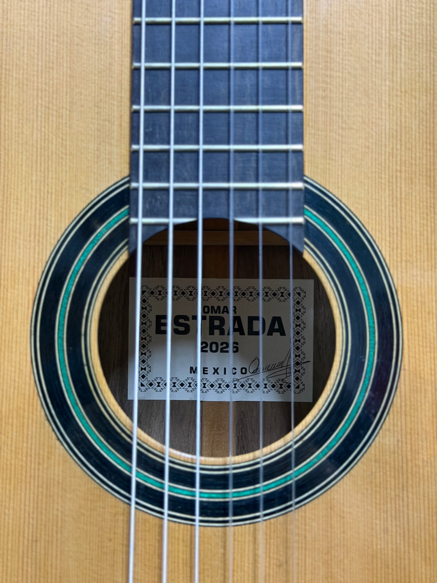 Guitarra de Concierto Omar Estrada 2026 Cedro y Campinceran