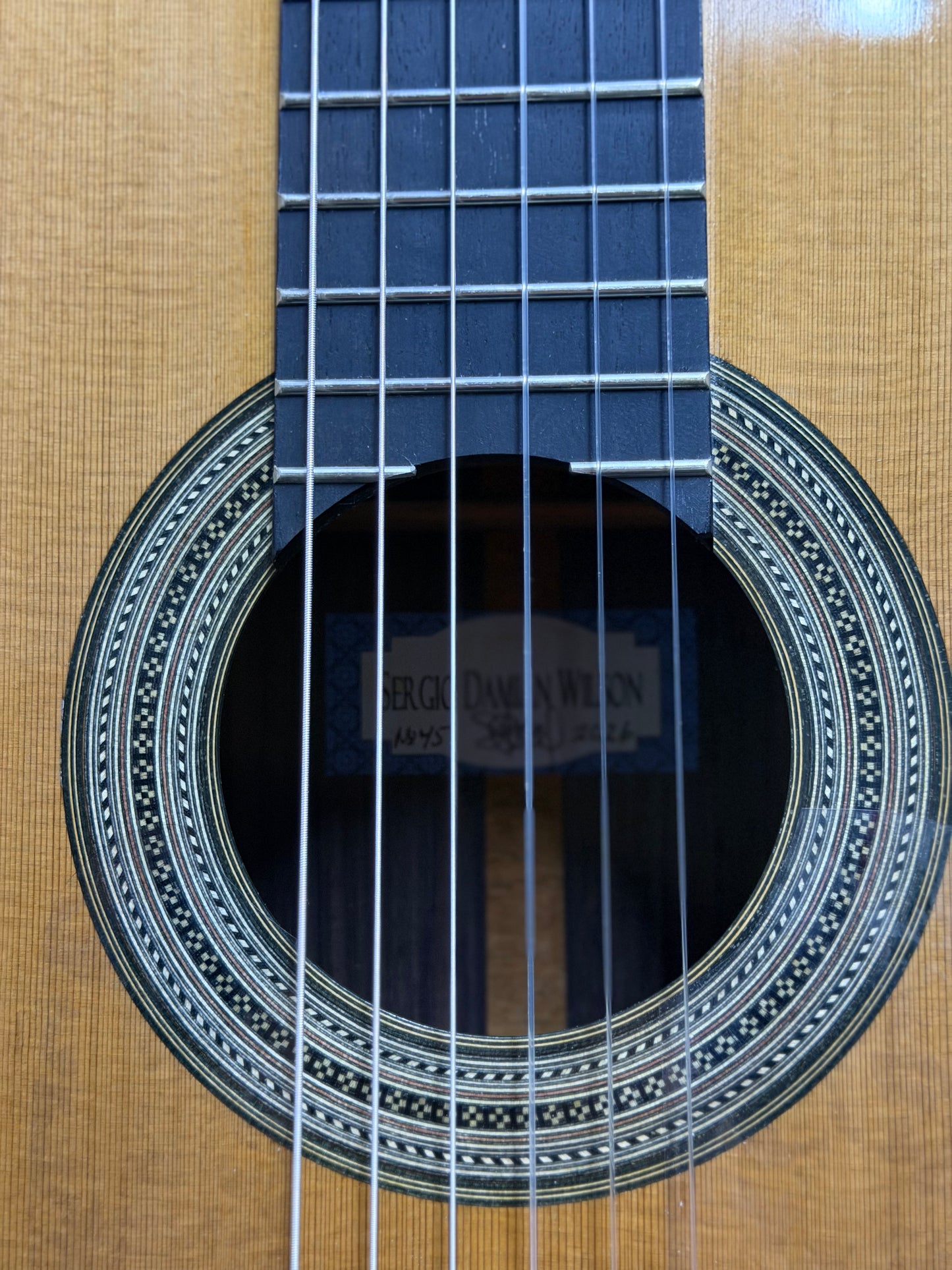 Guitarra de Concierto Sergio Damián Wilson 2026 NUEVA Cedro y Rosa de la India