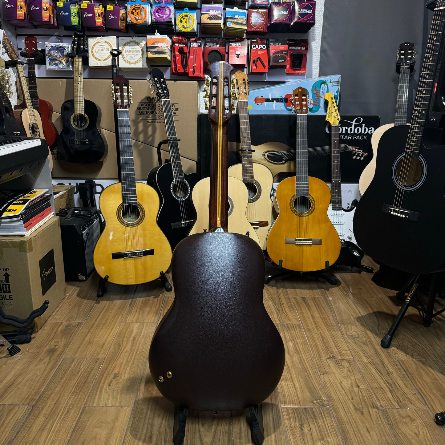 Guitarra Electroacústica 1981 Ovation 1613 Natural Classic Stereo Cuerdas Nylon