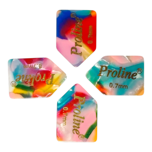 Púa Proline Colores Tipo Homeplate 0.7mm