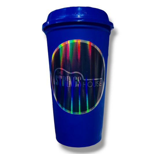Vaso Azul Marino Tapa Azul The Strings House