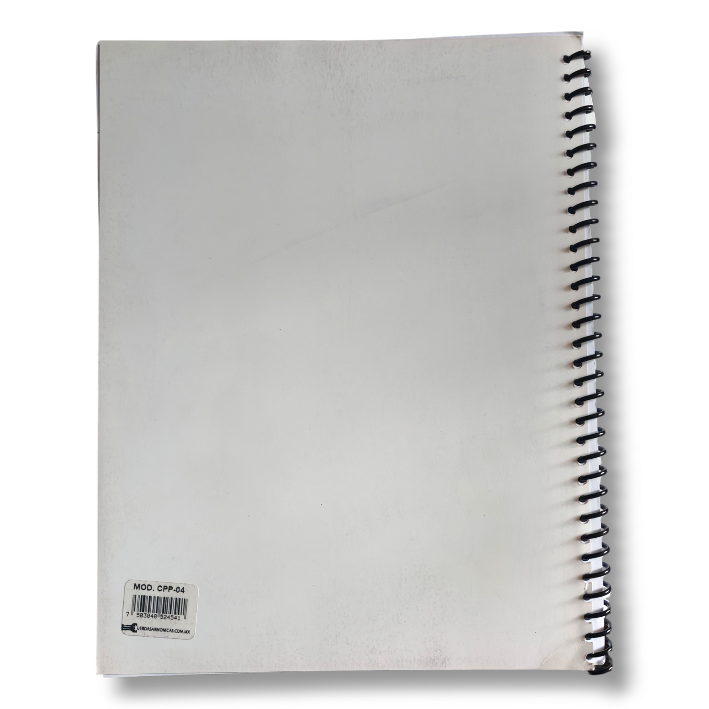Cuaderno Tempo Pautado de Espiral