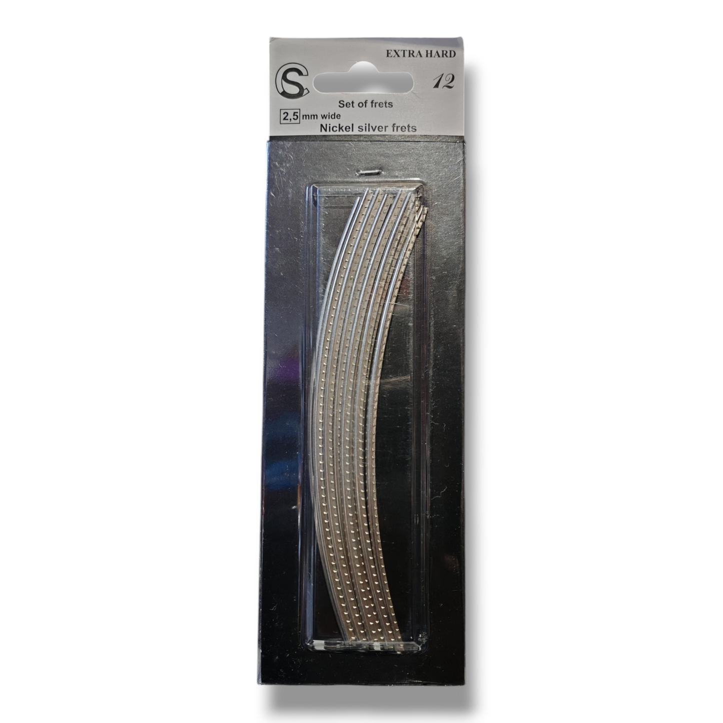 SINTOMS 249119Se.h. Blister con 12 Varillas de Trastes Curvados 2.5 mm Nickel Silver 18% Extra Hard