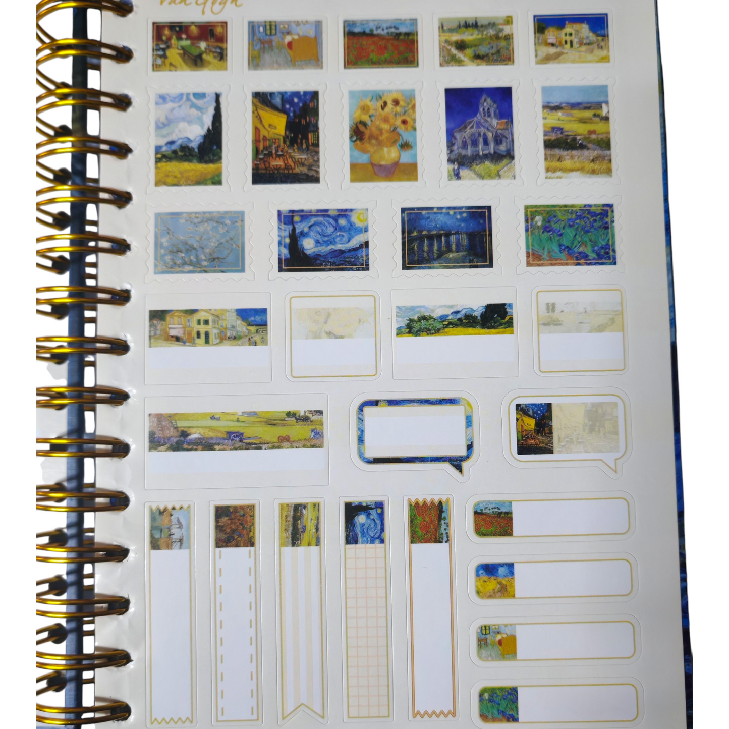 Libreta de Rayas  Espiral Para Anotaciones Terraza De Café Por La noche