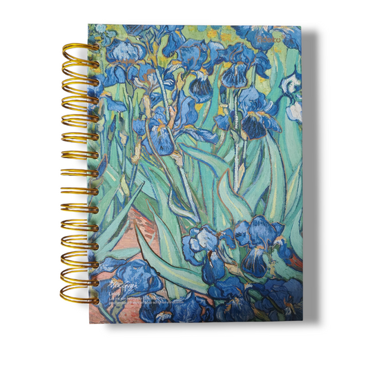Libreta de Anotaciones Espiral Lirios