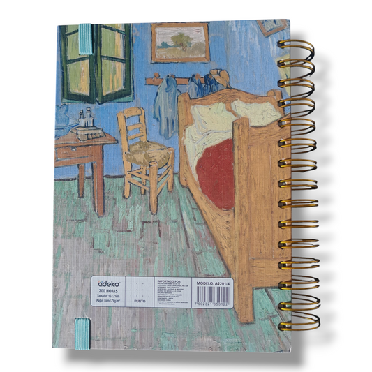Libreta de Anotaciones Espiral El Dormitorio En Árles
