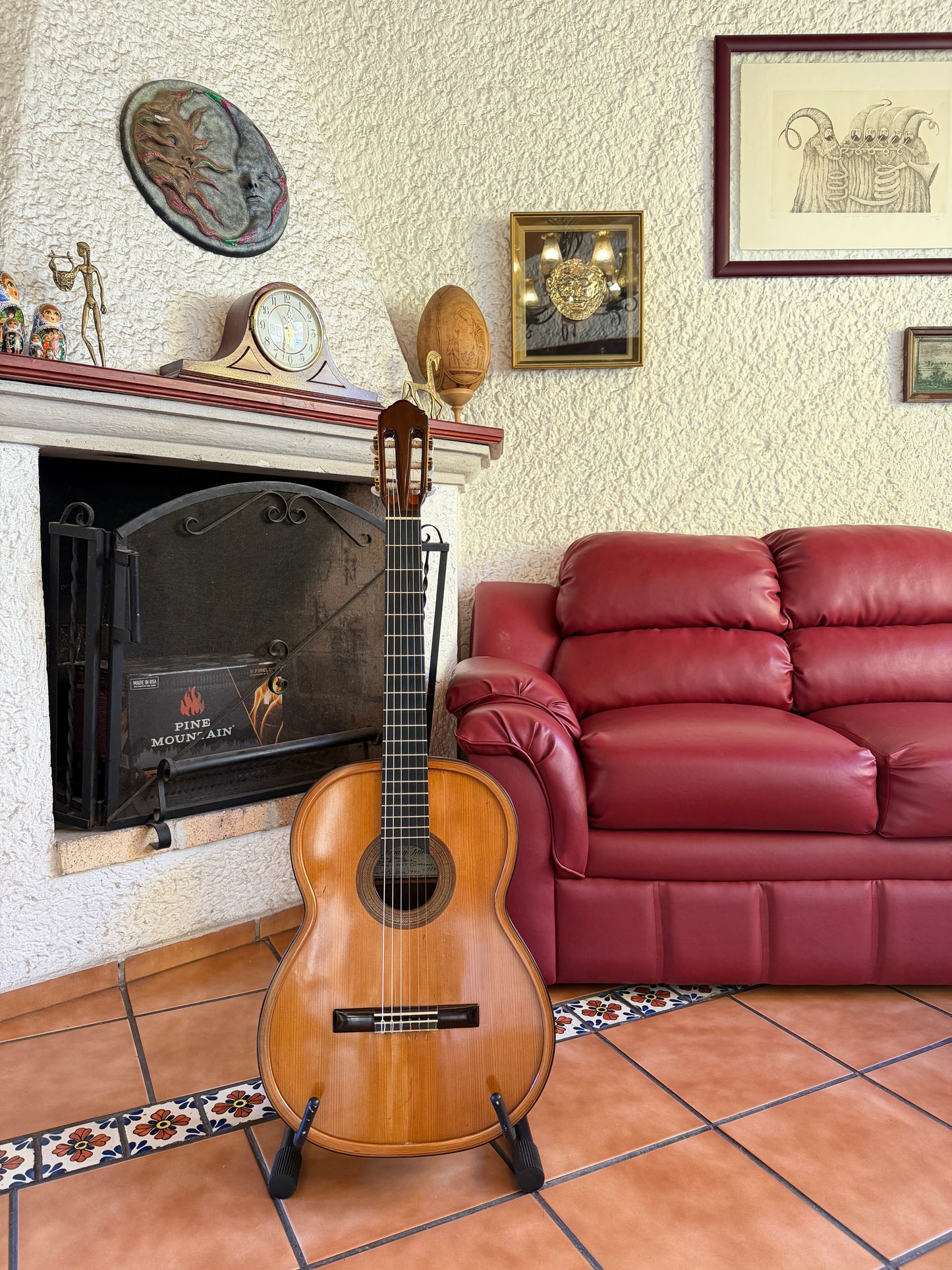 Guitarra de Concierto Joaquín García (Argentina) Año 1970