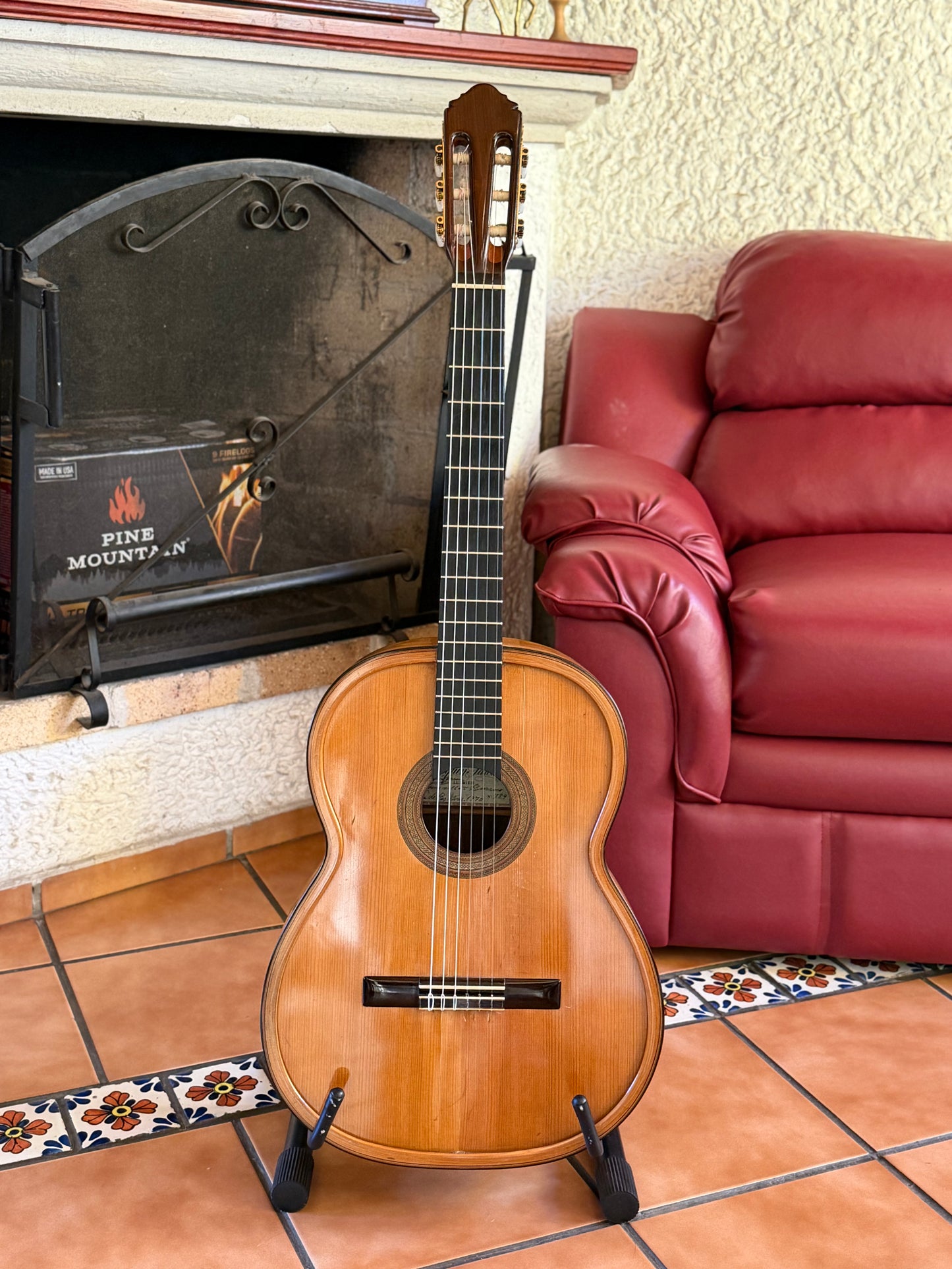 Guitarra de Concierto Joaquín García (Argentina) Año 1970
