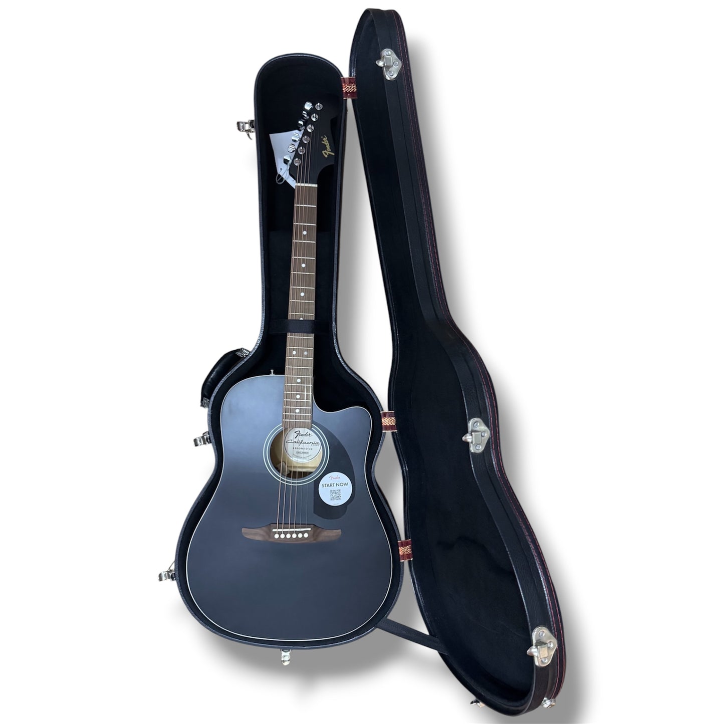 TMC Estuche Rígido de Madera para Guitarra Acústica Texana Dreadnought o Docerola
