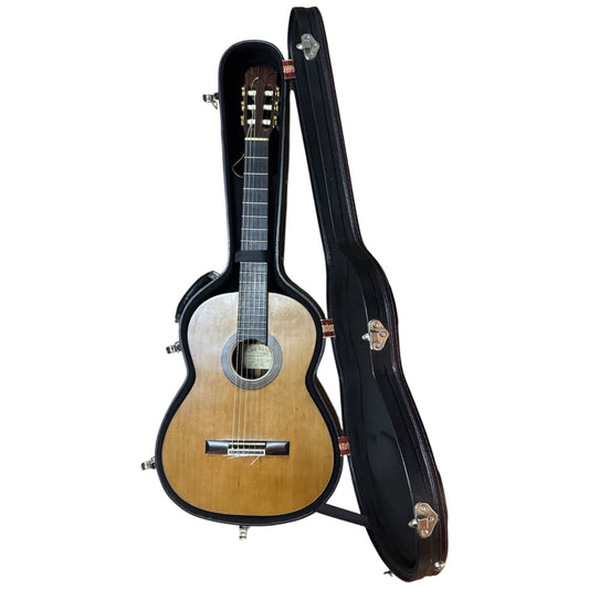 TMC Estuche Rígido de Madera para Guitarra Clásica Acústica