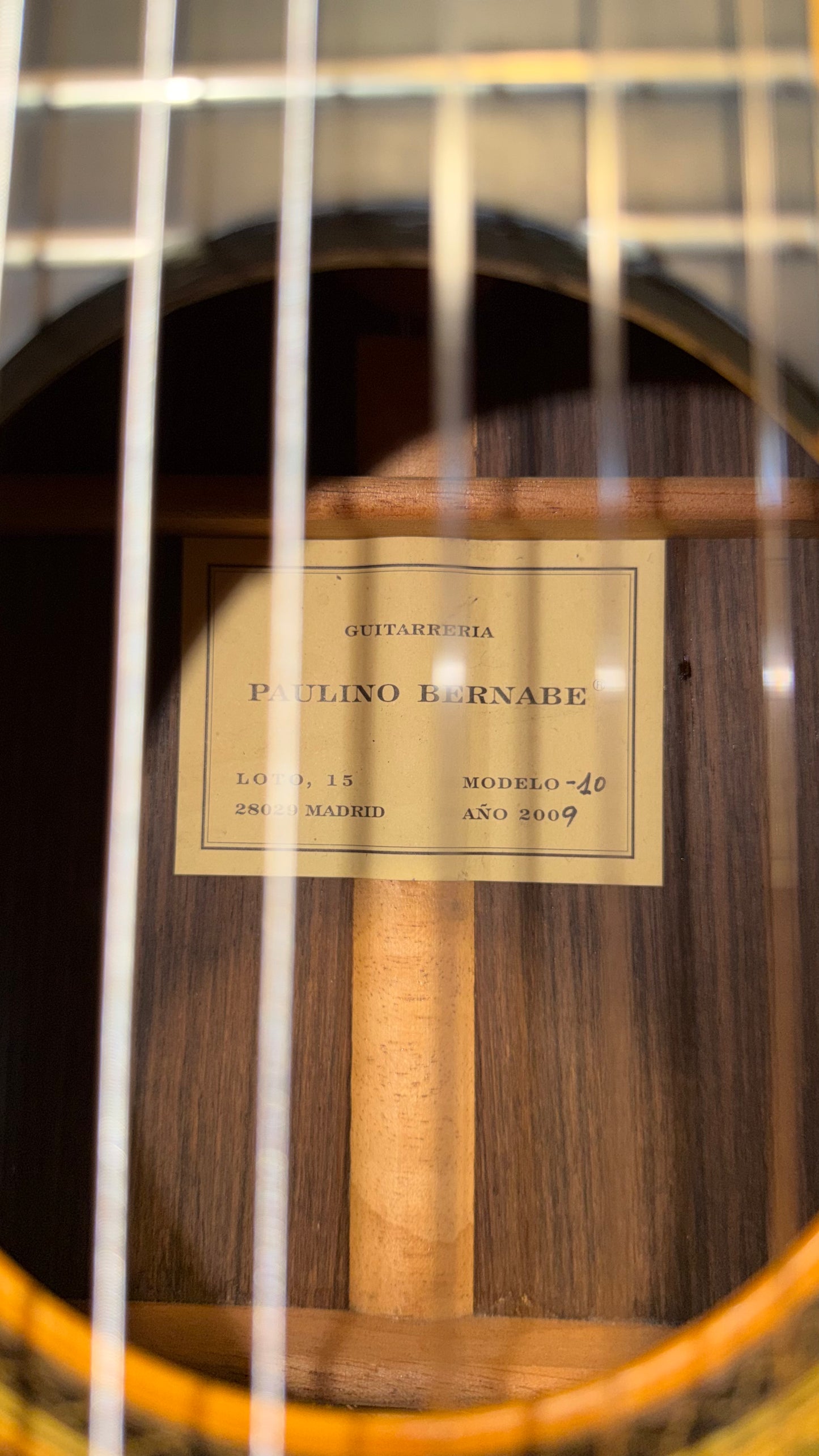Paulino Bernabé M-10, año 2009