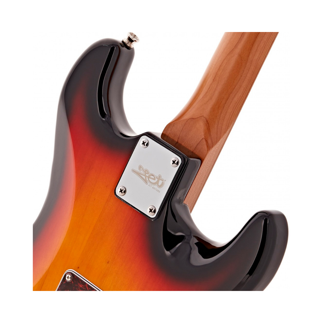 Jet Guitarra Eléctrica Zurda JS300LH Sunburst