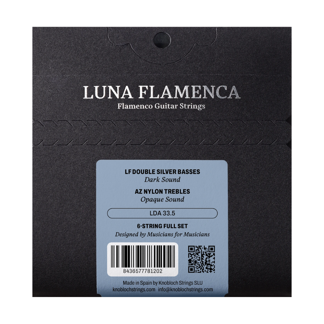 Knobloch Flamenco Guitar Strings AZ Nylon LDA 33.5 Tensión Media