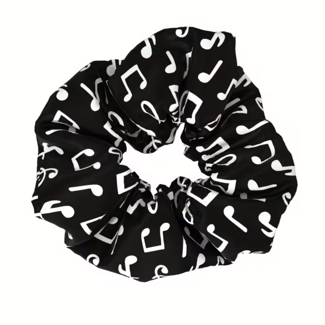 Scrunchie Dona de Cabello Notas Musicales