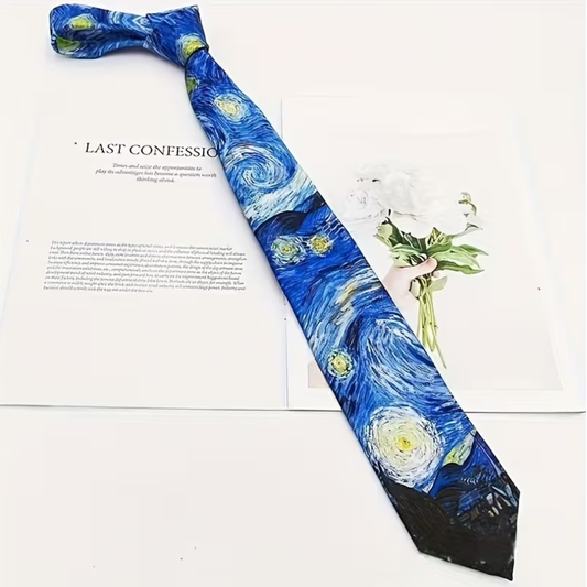 Corbata Pintura Van Gogh