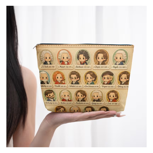Lapicera Diseño Músicos Clásicos Chibi