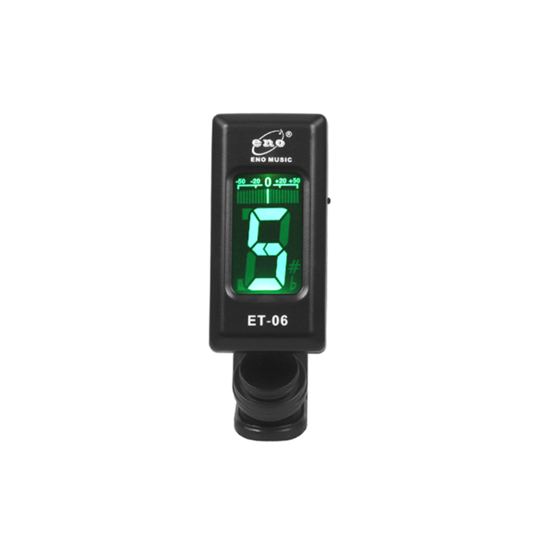 Afinador de Clip Cromático Led Verde/Rojo