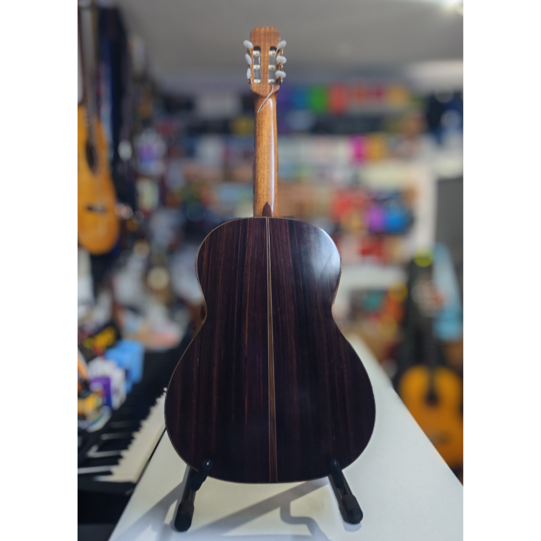 Guitarra De Concierto "Casa Rubio" Palo De Rosa De La India y Cedro Canadiense