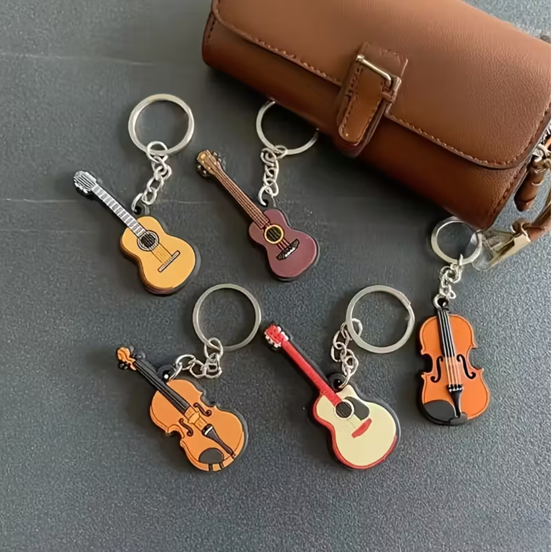 Llaveros De Silicona Varios Instrumentos