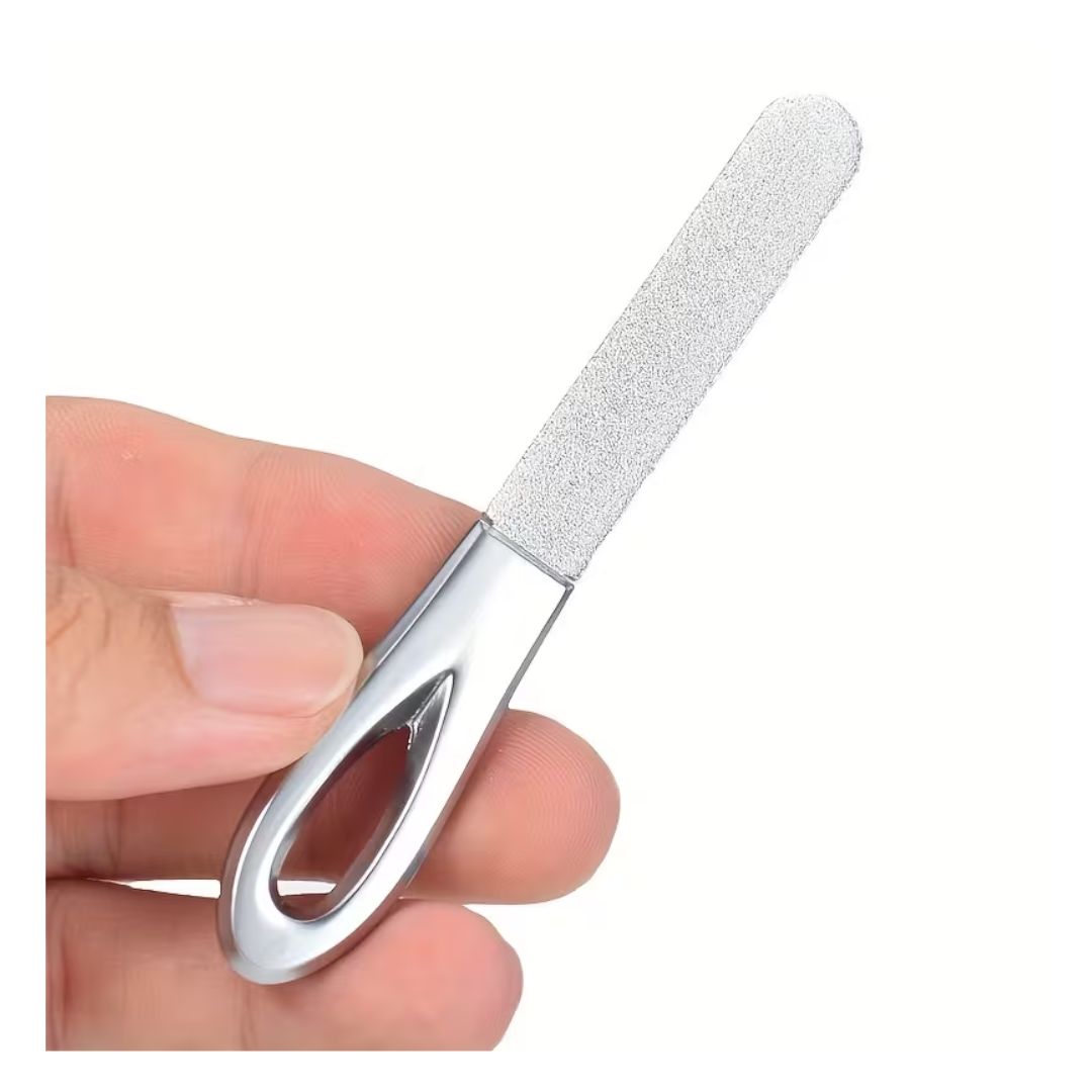 Lima de Uñas Acero Inoxidable con Estuche