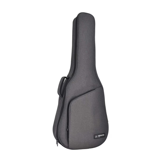 Ground Music Funda Guitarra Acústica y/o Clásica Tipo Gigbag Gris