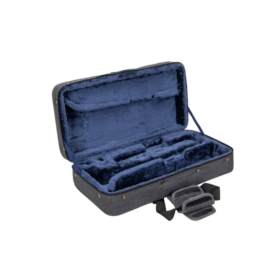 Estuche Crossrock Para Trompeta Espuma Exterior Oxford Rectangular