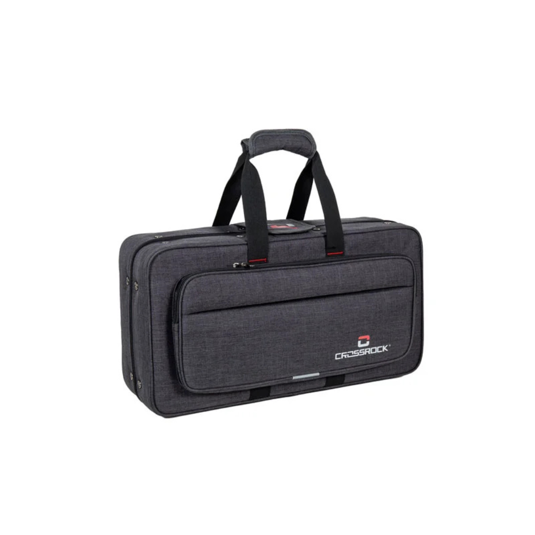 Estuche Crossrock Para Trompeta Espuma Exterior Oxford Rectangular