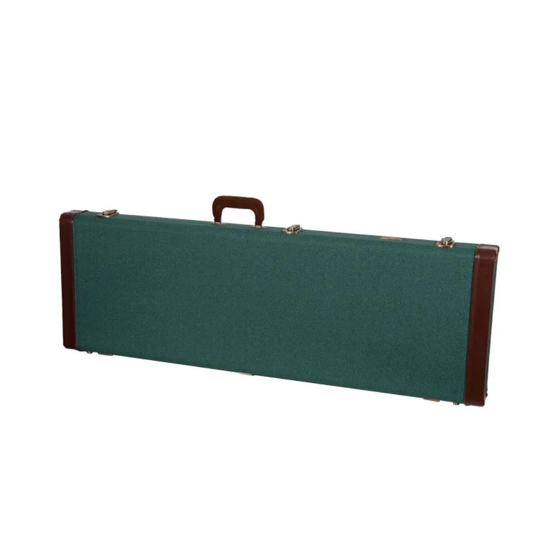 Crossrock Estuche para Bajo Eléctrico Master Series Azul Malaquita CRW720B
