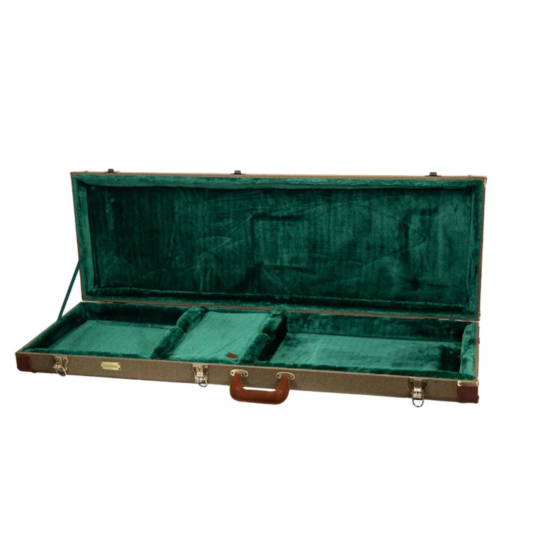 Crossrock Estuche para Bajo Eléctrico Master Series Verde Oliva CRW720BOG