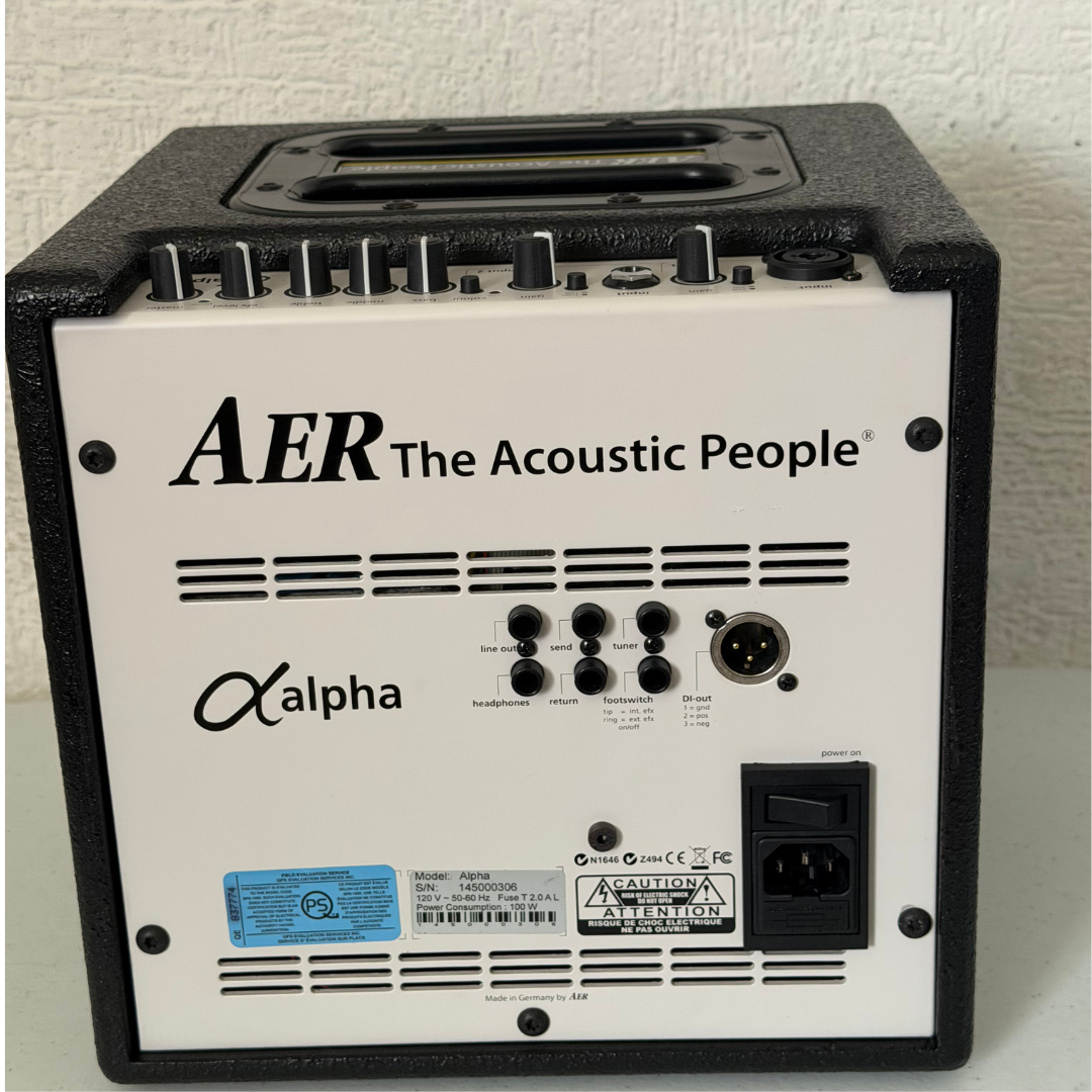 Amplificador AER Alpha 100W Para Guitarra Acústica Clásica Seminuevo