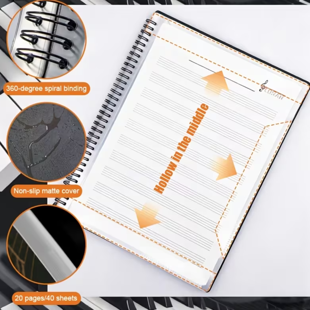 Porta Partituras Diseño Compositores Clásicos