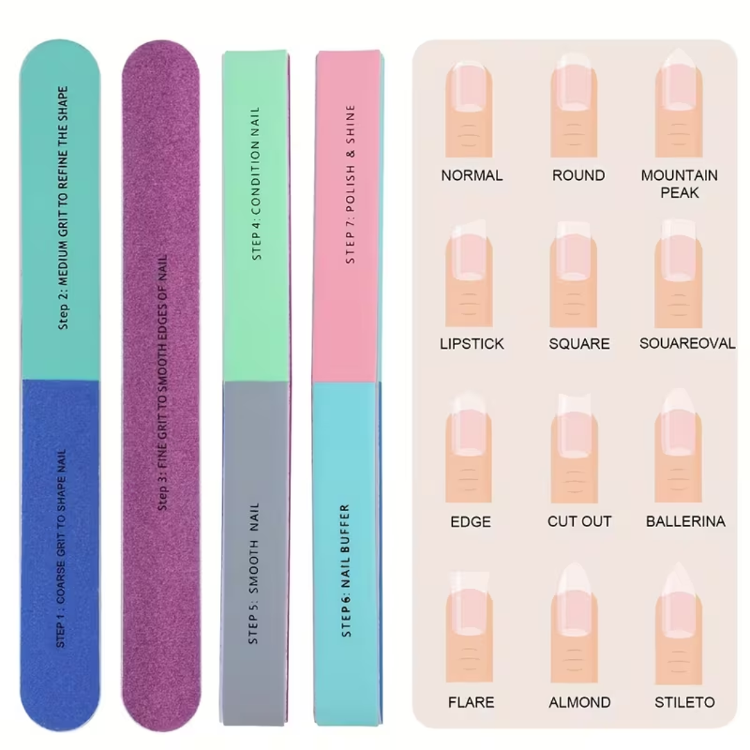 Lima Para Uñas de 7 Pasos