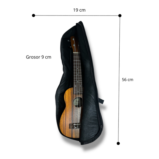 Funda para Ukelele Soprano Tipo Mochila F-UKU