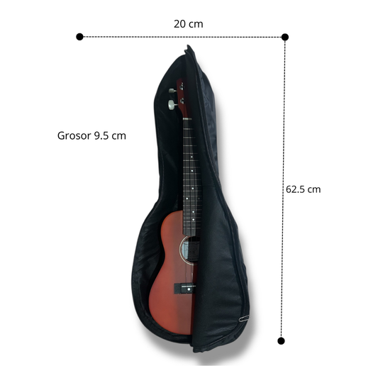 Funda Para Ukelele Concierto Tipo Mochila F-UKC