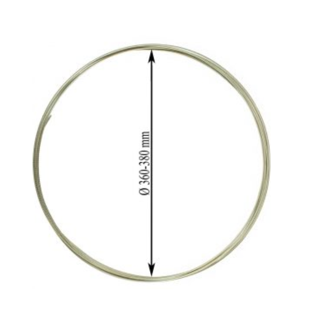 SINTOMS 206109FRBe.h. V8 Baby Roll Rollo de trastes por metro 2.0 mm 8 metros nickel silver 18%