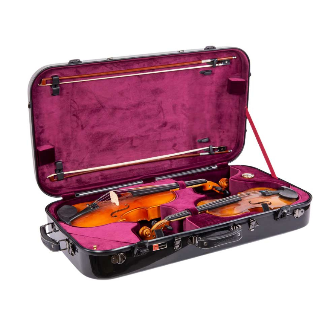 Estuche Crossrock Fiberglass Premium Para Violin 4/4 y Viola